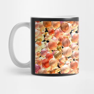 Pink Tan and Orange Sherbert Marbles Mug